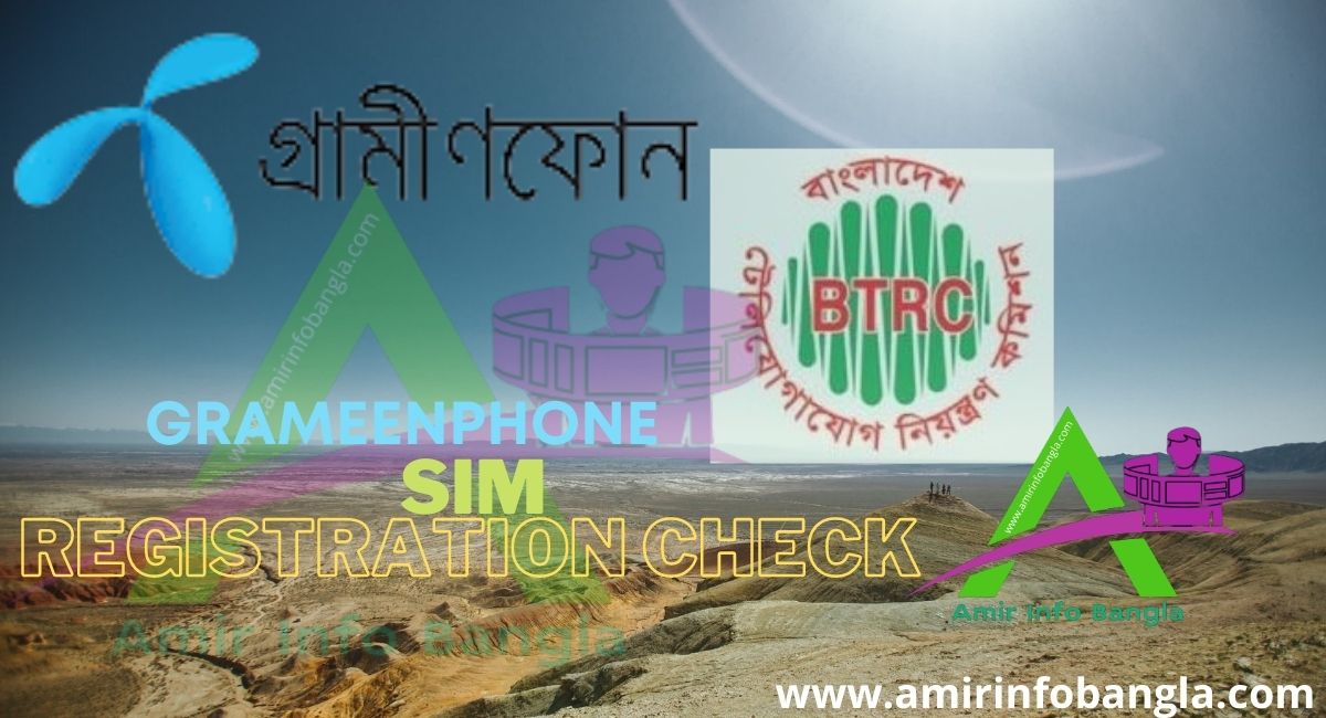 grameenphone sim registration check